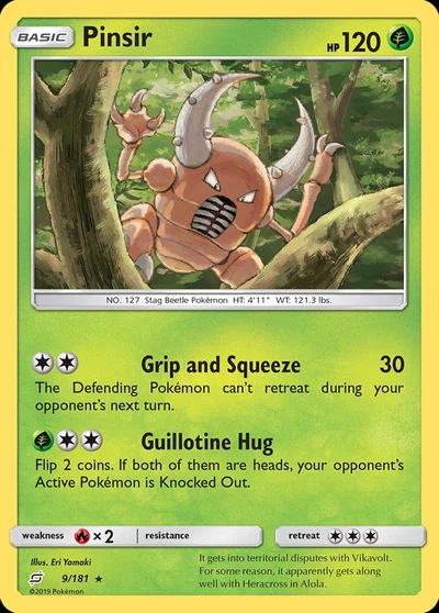 Pinsir – Team Up nr 009/181 (Standard)