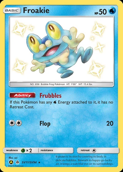 Froakie – Hidden Fates Shiny Vault nr SV11/SV94 (Standard)