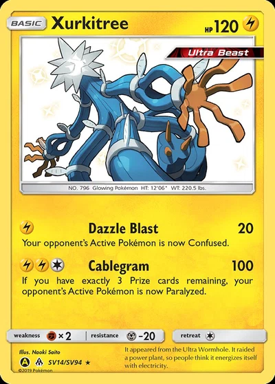 Xurkitree – Hidden Fates Shiny Vault nr SV14/SV94 (Standard)