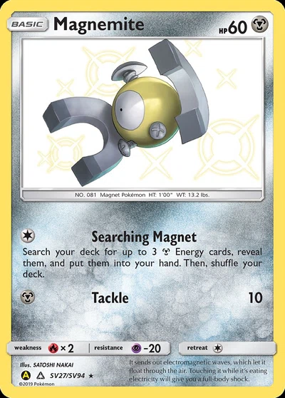 Magnemite – Hidden Fates Shiny Vault nr SV27/SV94 (Standard)