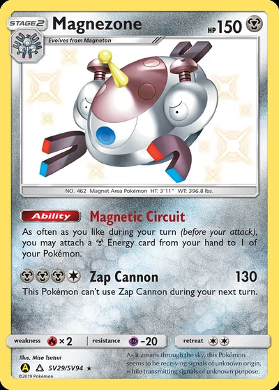 Magnezone – Hidden Fates Shiny Vault nr SV29/SV94 (Standard)