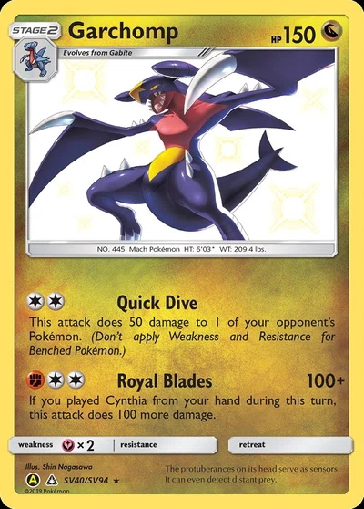 Garchomp – Hidden Fates Shiny Vault nr SV40/SV94 (Standard)