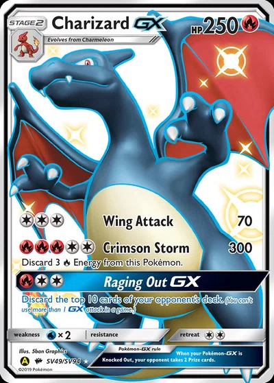 Charizard-GX – Hidden Fates Shiny Vault nr SV49/SV94 (Standard)