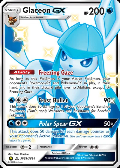 Glaceon-GX – Hidden Fates Shiny Vault nr SV55/SV94 (Standard)