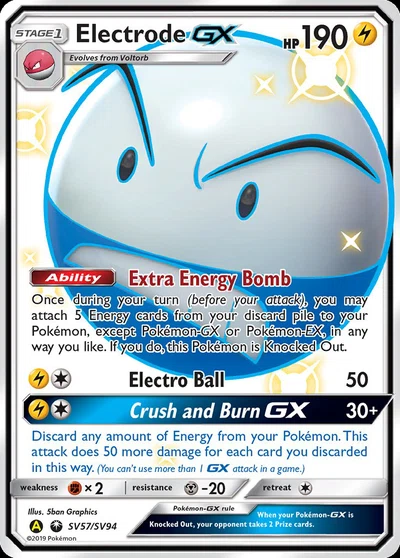 Electrode-GX – Hidden Fates Shiny Vault nr SV57/SV94 (Standard)