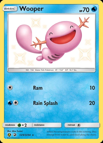 Wooper – Hidden Fates Shiny Vault nr SV9/SV94 (Standard)