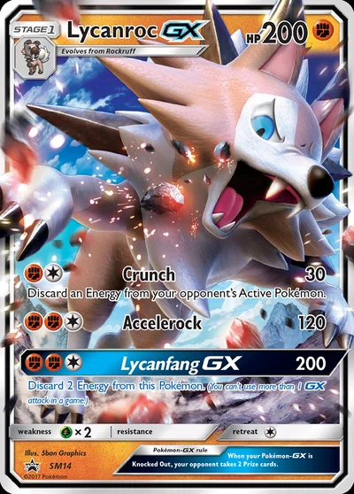 Lycanroc-GX – SM Black Star Promos nr SM14 (Standard)