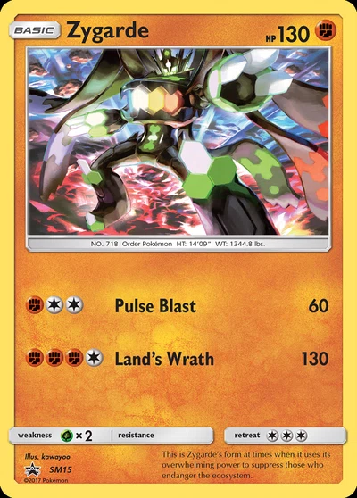 Zygarde – SM Black Star Promos nr SM15 (Standard)