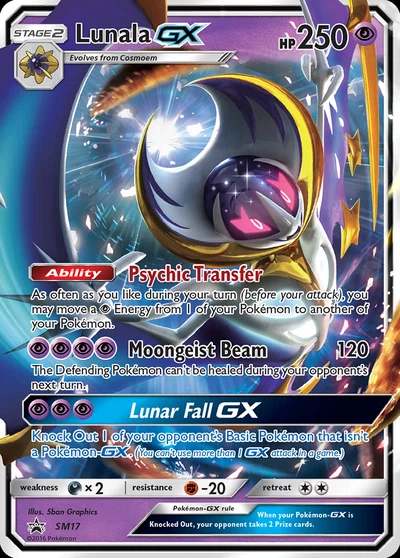 Lunala-GX – SM Black Star Promos nr SM17 (Standard)