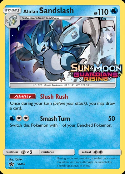 Alolan Sandslash – SM Black Star Promos nr SM18 (Standard)