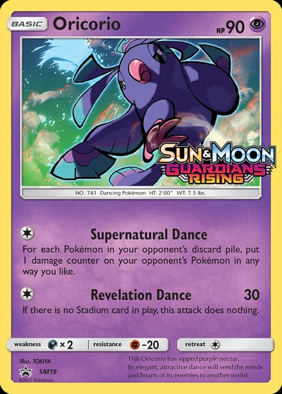 Oricorio – SM Black Star Promos nr SM19 (Standard)