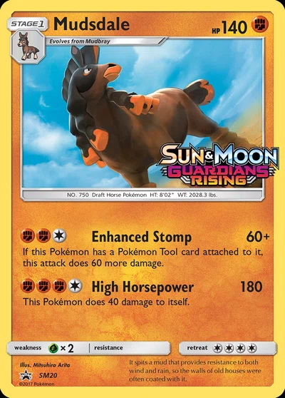 Mudsdale – SM Black Star Promos nr SM20 (Standard)