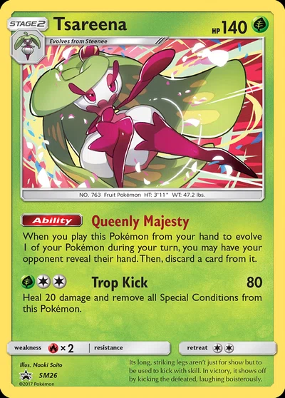 Tsareena – SM Black Star Promos nr SM26 (Standard)