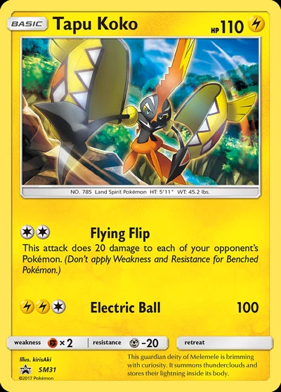 Tapu Koko – SM Black Star Promos nr SM31 (Standard)