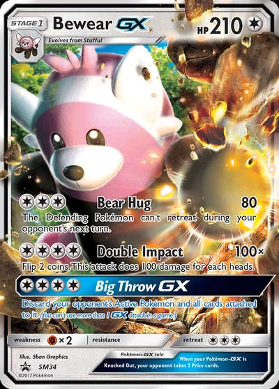 Bewear-GX – SM Black Star Promos nr SM34 (Standard)