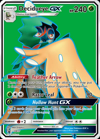 Decidueye-GX – SM Black Star Promos nr SM37 (Standard)