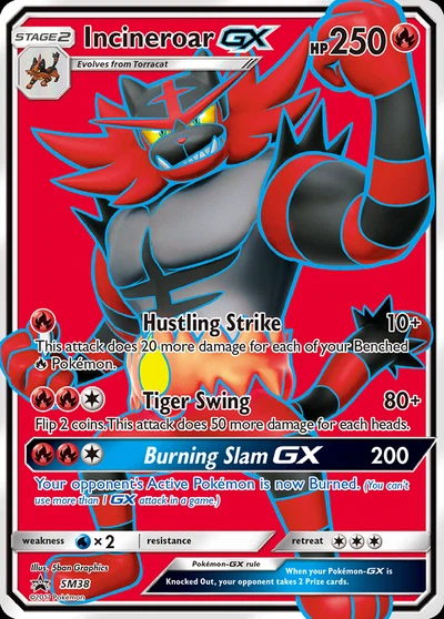 Incineroar-GX – SM Black Star Promos nr SM38 (Standard)