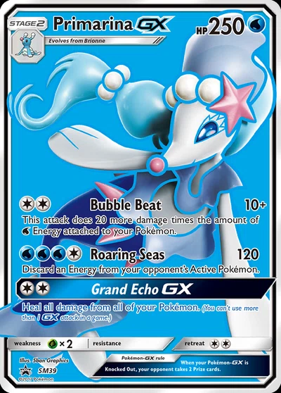 Primarina-GX – SM Black Star Promos nr SM39 (Standard)