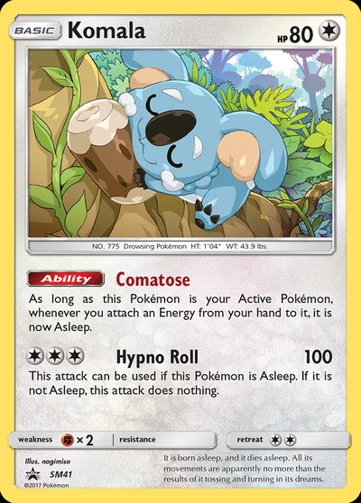 Komala – SM Black Star Promos nr SM41 (Standard)