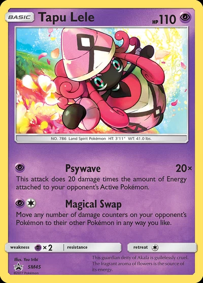 Tapu Lele – SM Black Star Promos nr SM45 (Standard)
