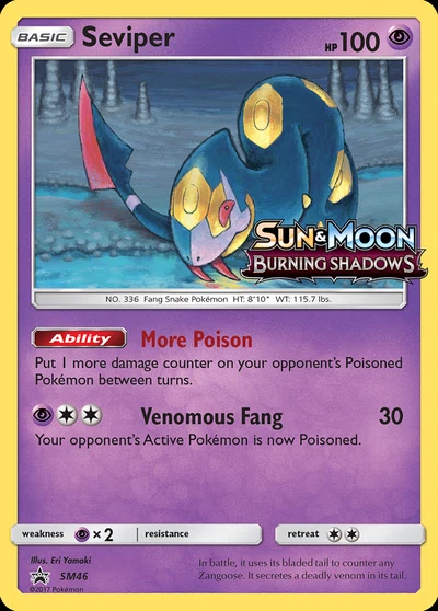 Seviper – SM Black Star Promos nr SM46 (Standard)