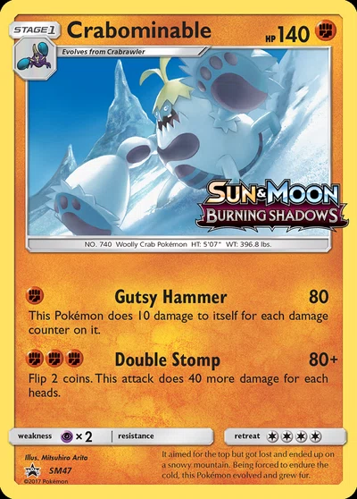 Crabominable – SM Black Star Promos nr SM47 (Standard)