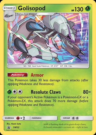 Golisopod – SM Black Star Promos nr SM52 (Standard)