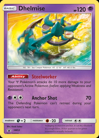 Dhelmise – SM Black Star Promos nr SM53 (Standard)