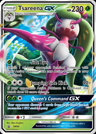 Tsareena-GX – SM Black Star Promos nr SM56 (Standard)