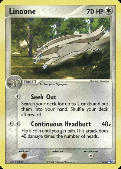 Linoone – EX Trainer Kit Latios nr 003/010 (Standard)