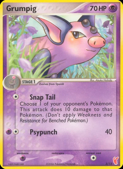 Grumpig – EX Trainer Kit 2 Plusle nr 003/012 (Standard)