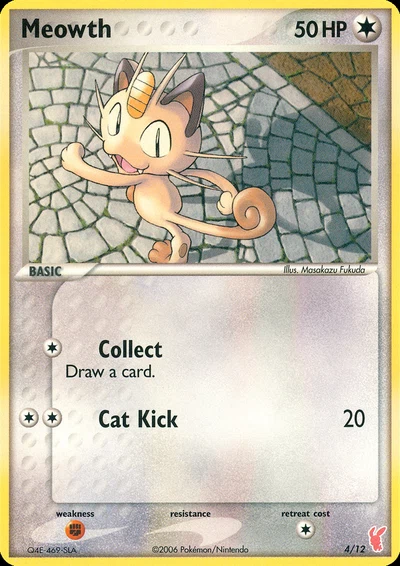 Meowth – EX Trainer Kit 2 Plusle nr 004/012 (Standard)