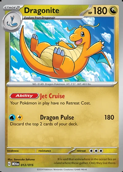 Dragonite – McDonald's Collection 2024 nr 012/015 (Standard)