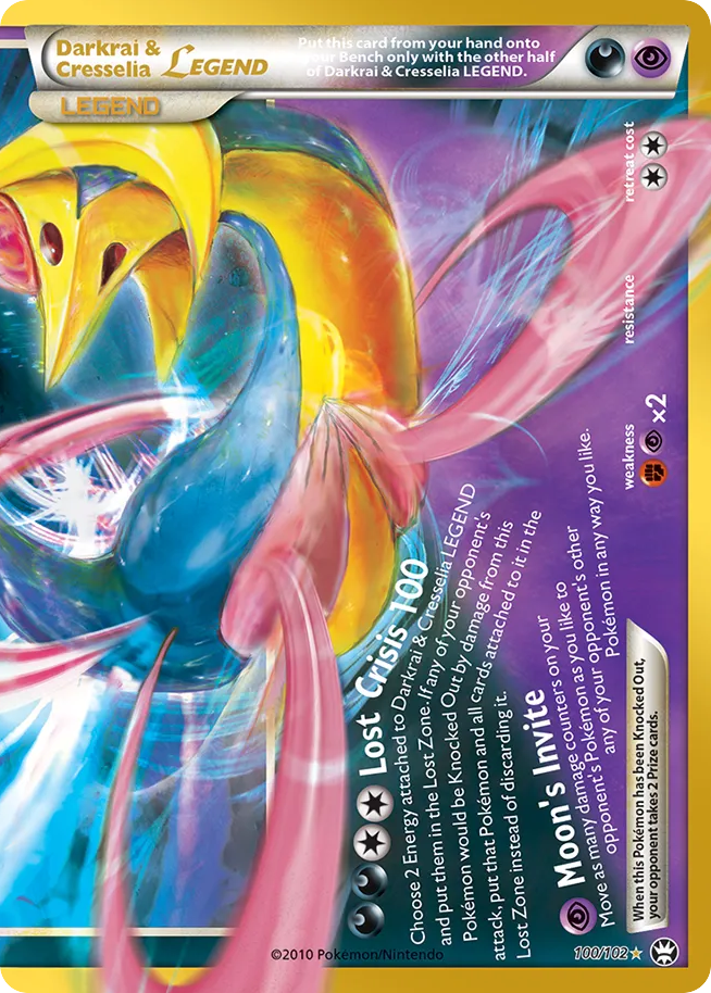 Darkrai & Cresselia LEGEND – 30th Celebration: Classic Collection nr 100/102 (Holo)
