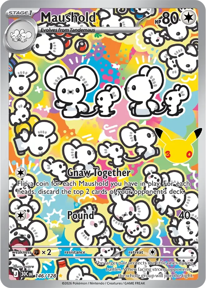 Maushold 146/128 ME: 30th Celebration (Holo)