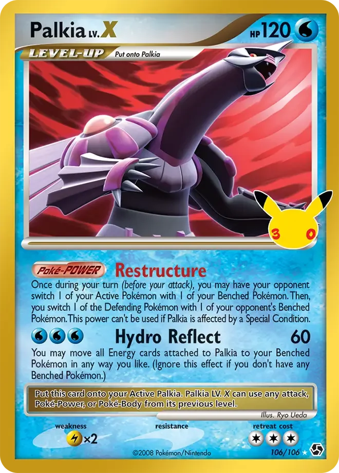 Palkia LV.X 106/106 30th Celebration: Classic Collection (Classic holo)