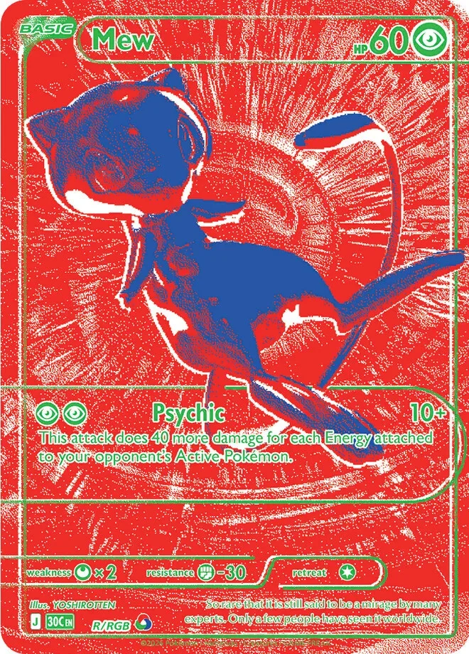 Mew R/128 30th Celebration (Holo)