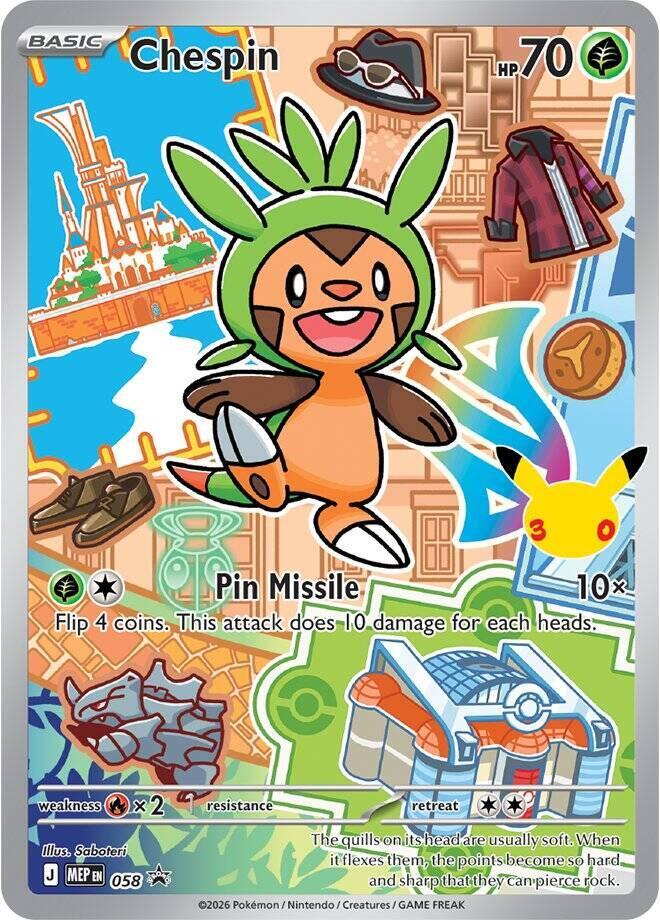 Chespin 058 Mega Evolution Promo (First Partner • Series 3)