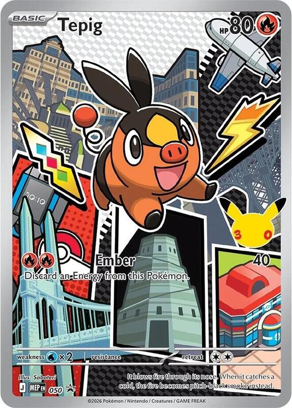 Tepig 050 Mega Evolution Promo (First Partner • Series 2)