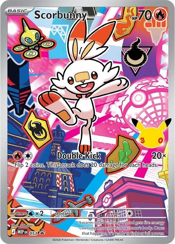 Scorbunny 053 Mega Evolution Promo (First Partner • Series 2)