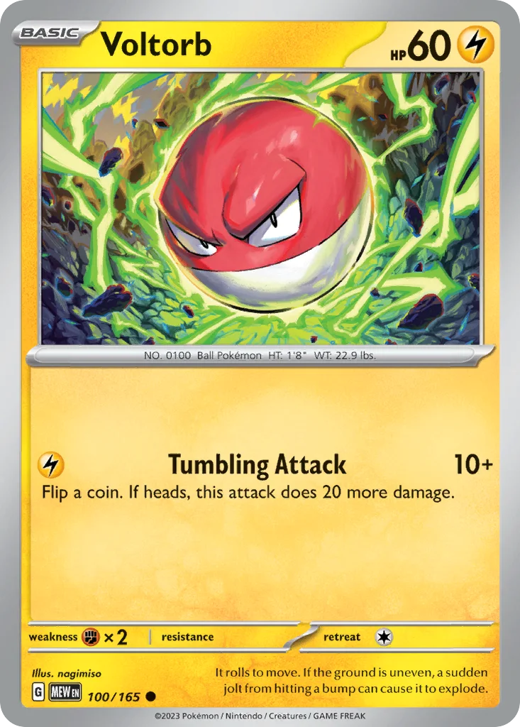 Voltorb 100/165 151 (Normal)