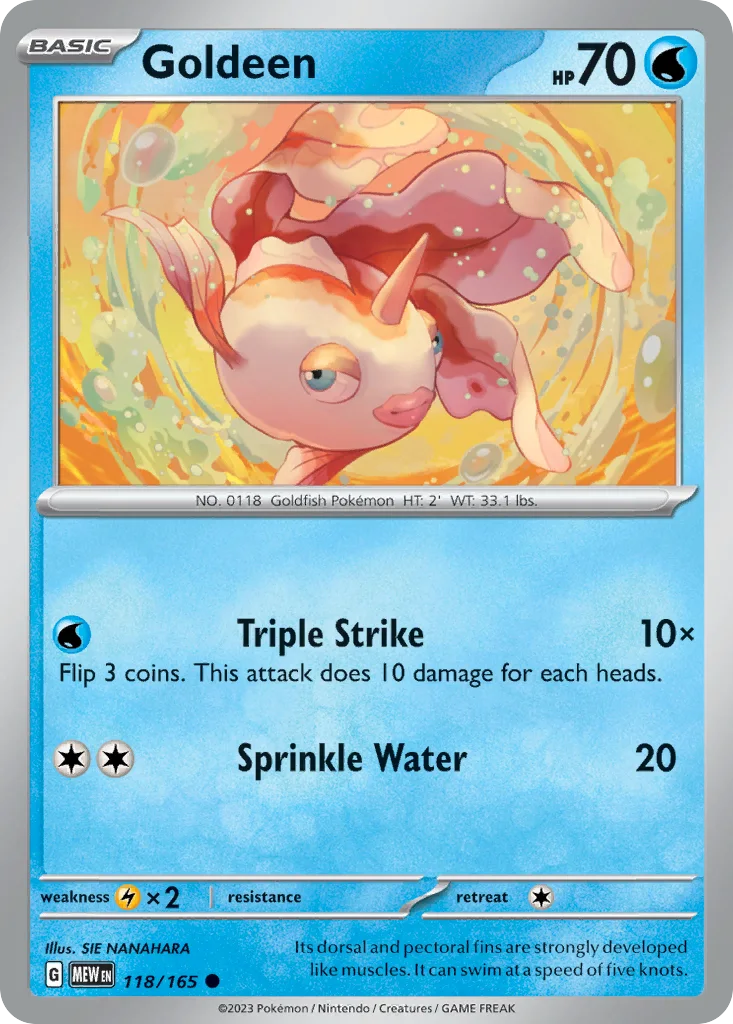 Goldeen 118/165 SV: Scarlet & Violet 151 (Normal)