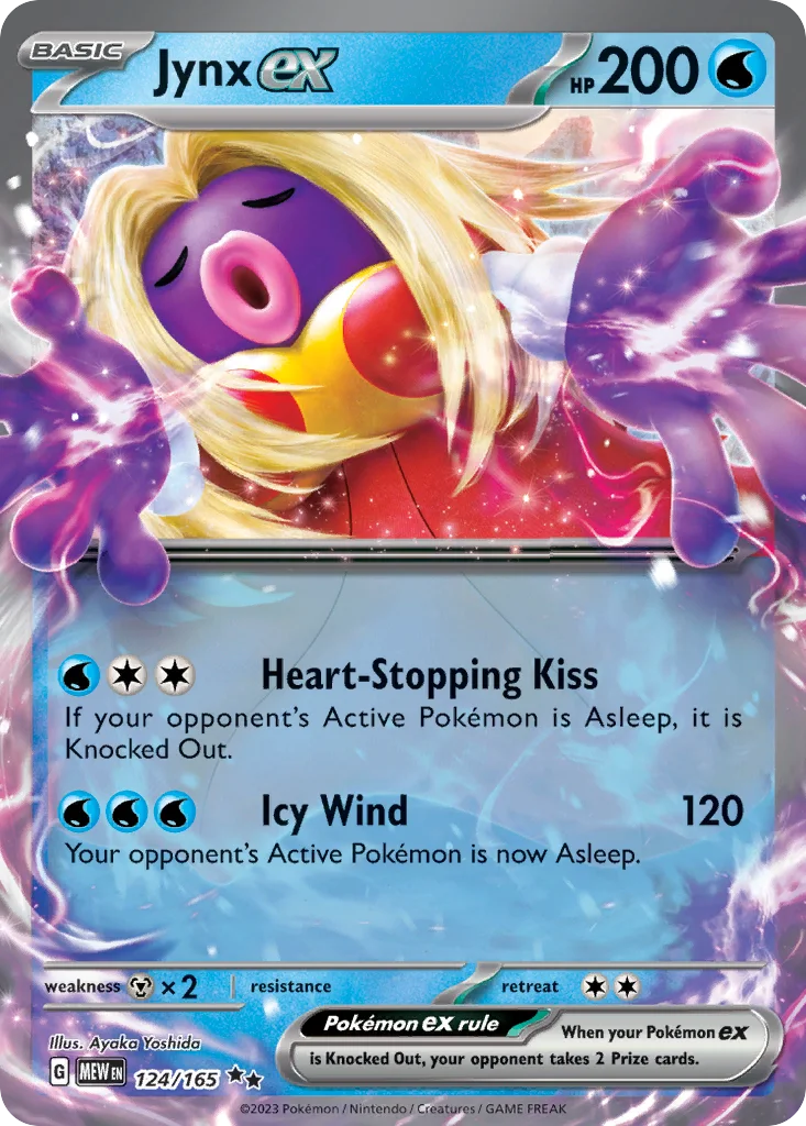 Jynx ex 124/165 151 (Holo)