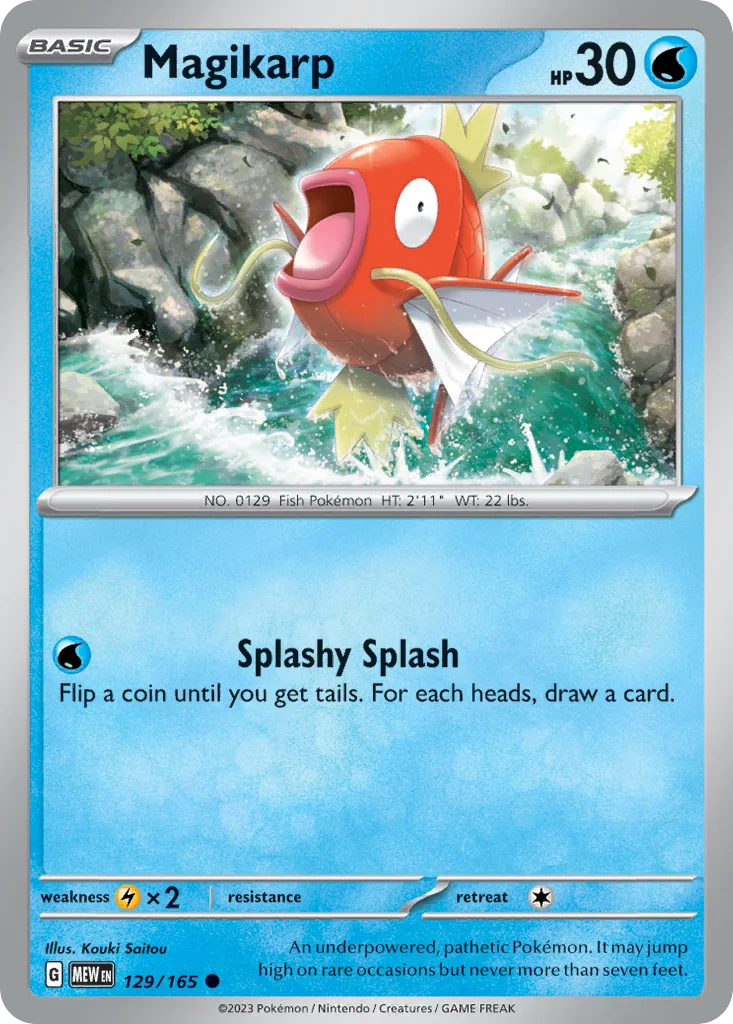 Magikarp 129/165 SV: Scarlet & Violet 151 (Normal)