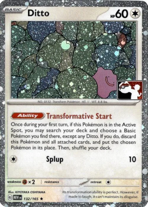 Ditto 132/165 151 (Play! Prize Pack)