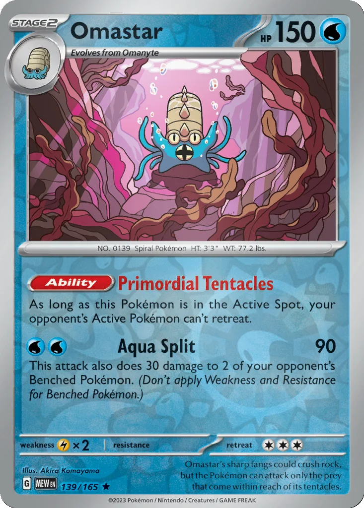 Omastar 139/165 151 (Reverse holo)