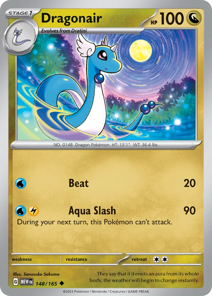Dragonair 148/165 SV: Scarlet & Violet 151 (Normal)