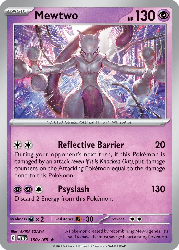Mewtwo 150/165 151 (Holo)