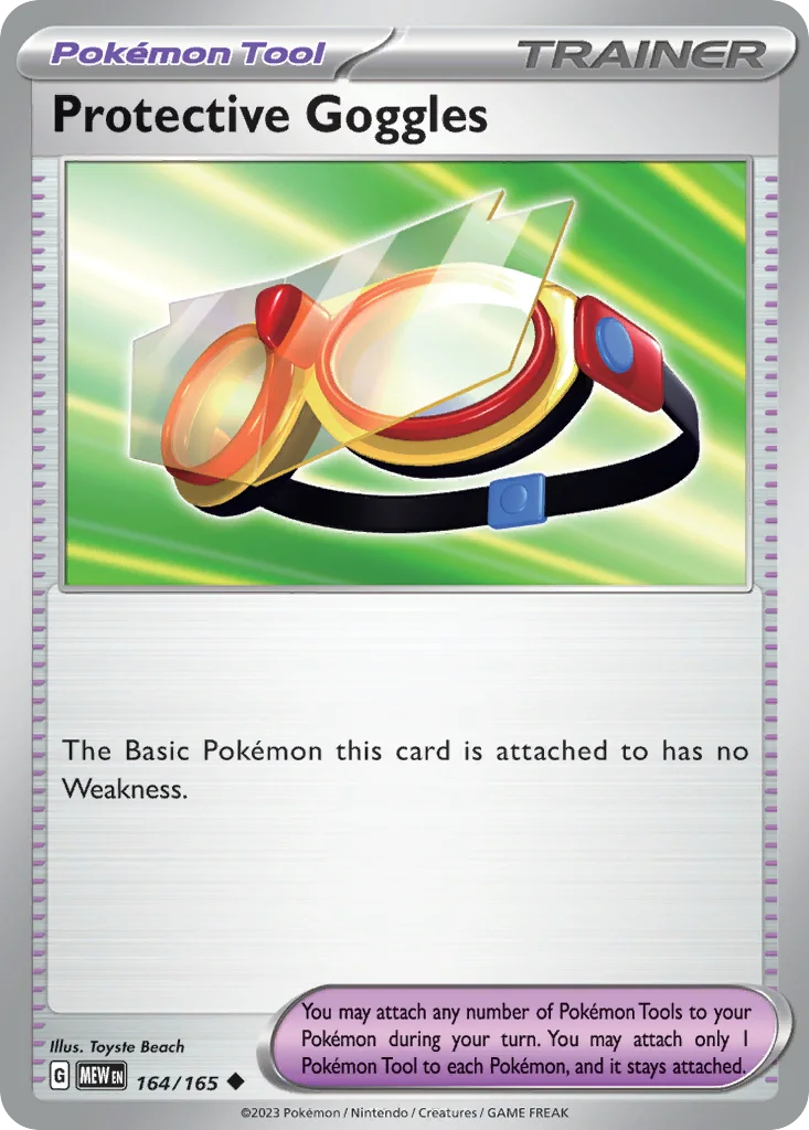 Protective Goggles 164/165 SV: Scarlet & Violet 151 (Normal)