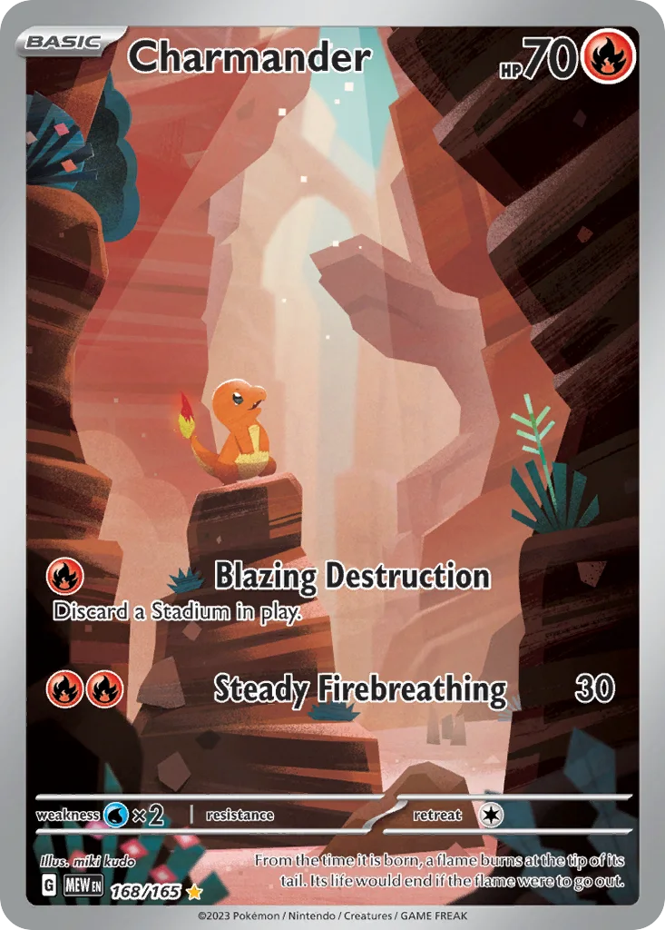 Charmander 168/165 151 (Holo)